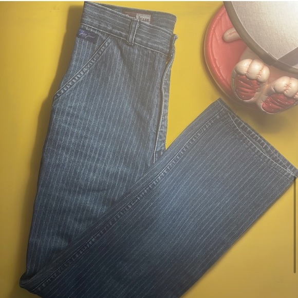 Y2K pinstripe jeans - Picture 7 of 9